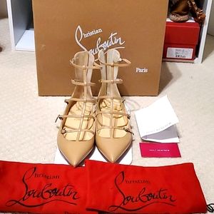 Christian Louboutin Toerless Muse Flat Kid